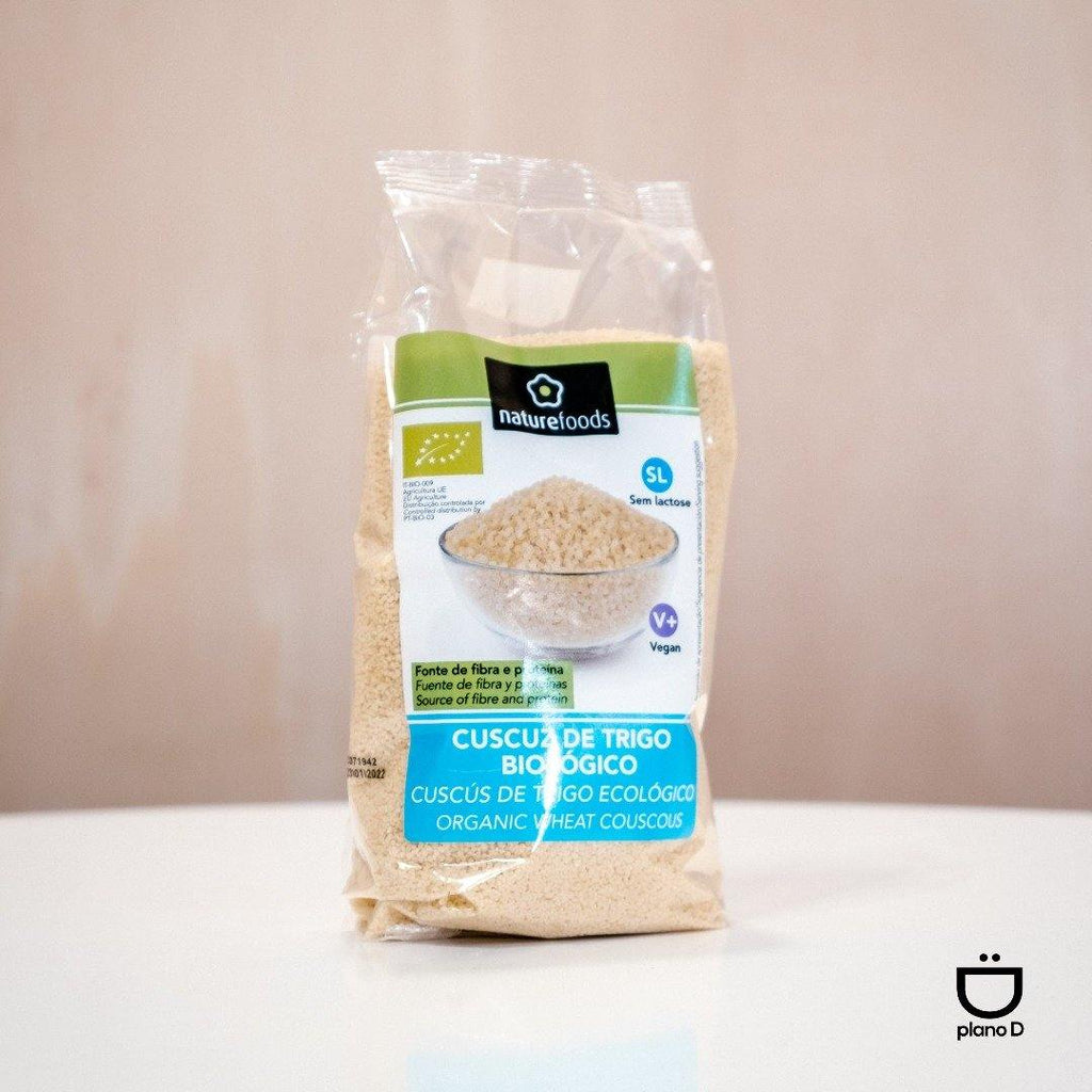 CUSCUZ DE TRIGO BIO NATUREFOODS 500G - Mercearia Plano D 